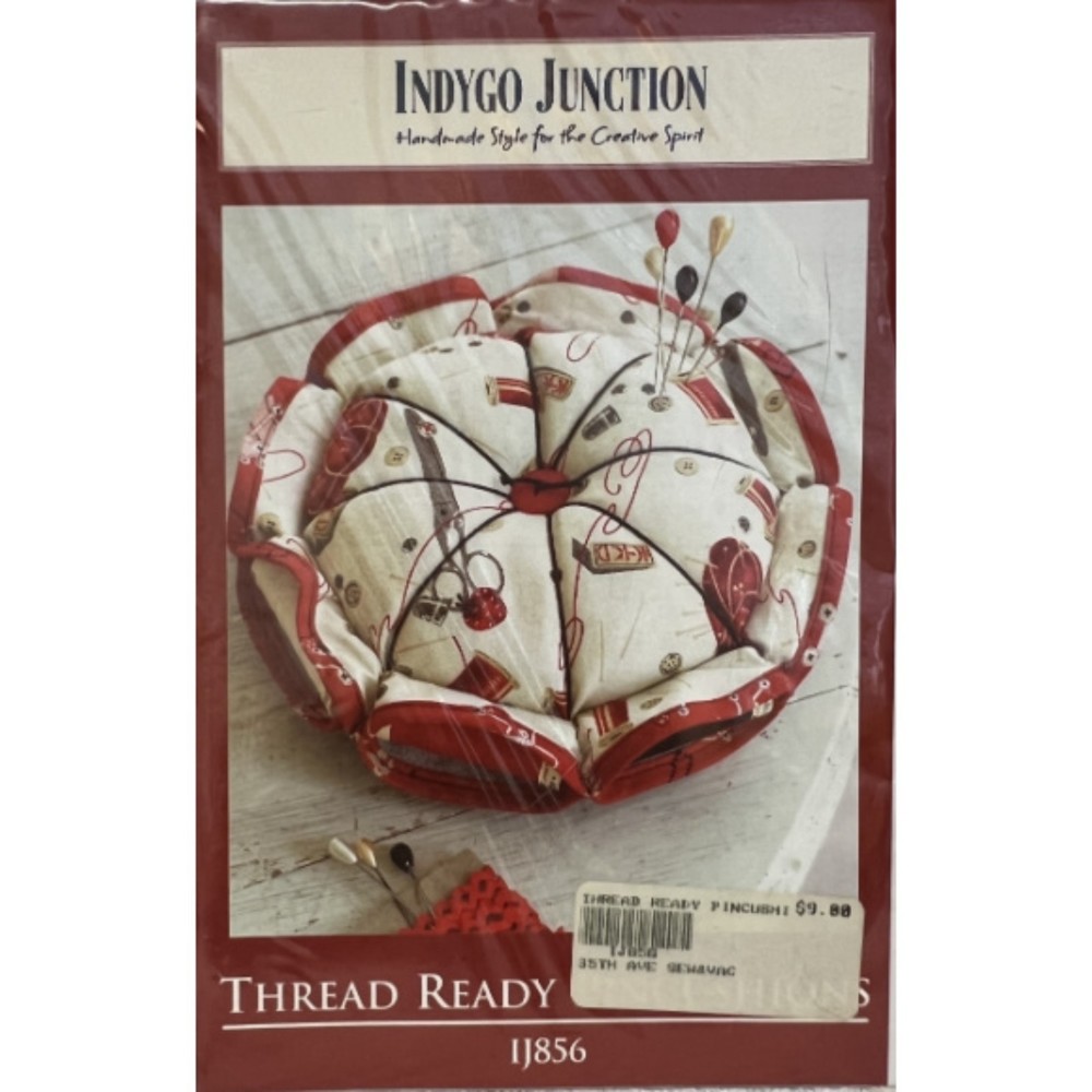 Indygo Junction - Thread ready Pincushion - #856 Sewing Pattern